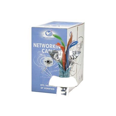 Bestlink Netware CAT5e Stranded Wire Bulk 26AWG CMH Cable Shielded- 1000Ft- White 100903WT